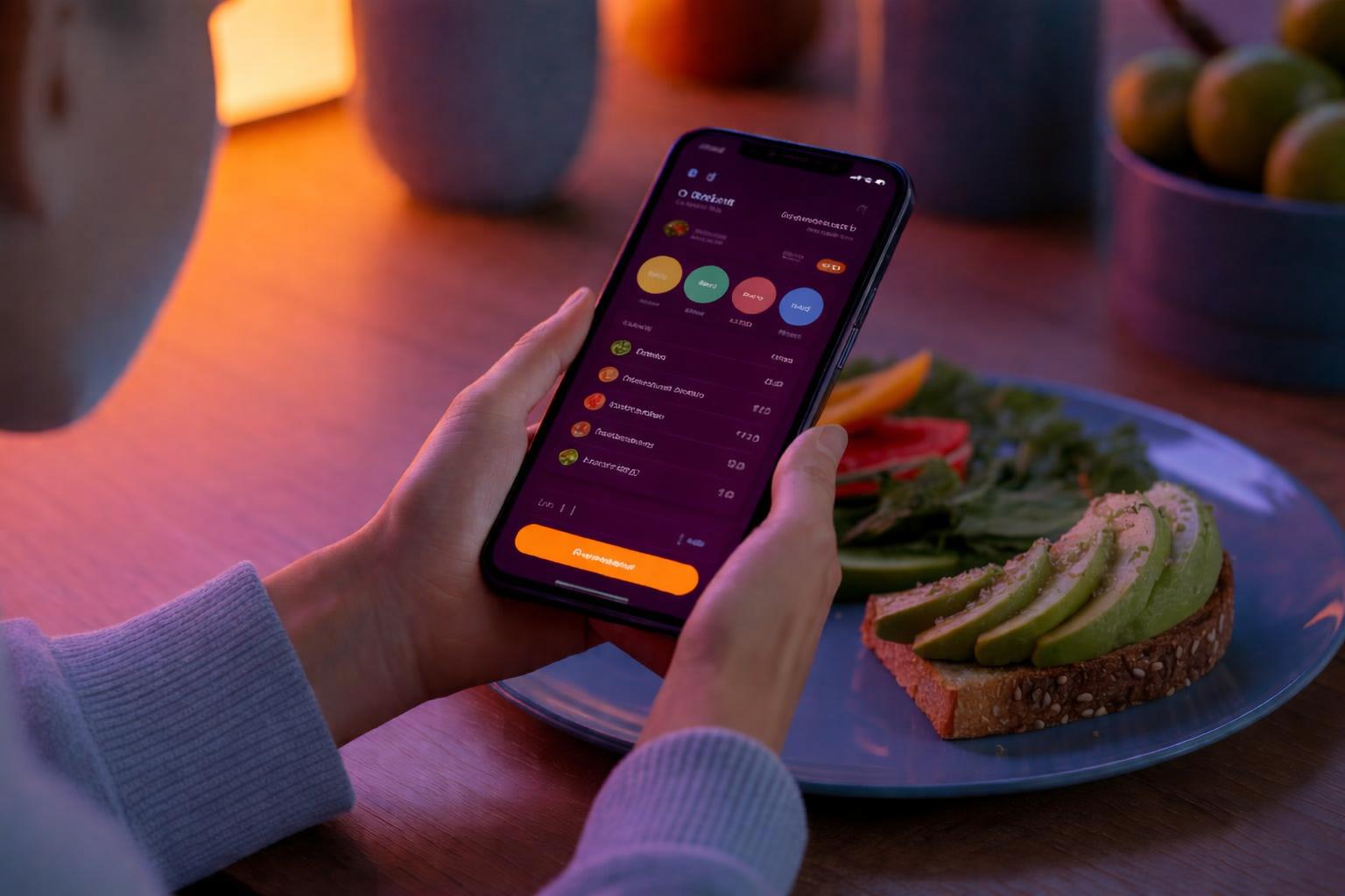 Maisto analizė telefonu